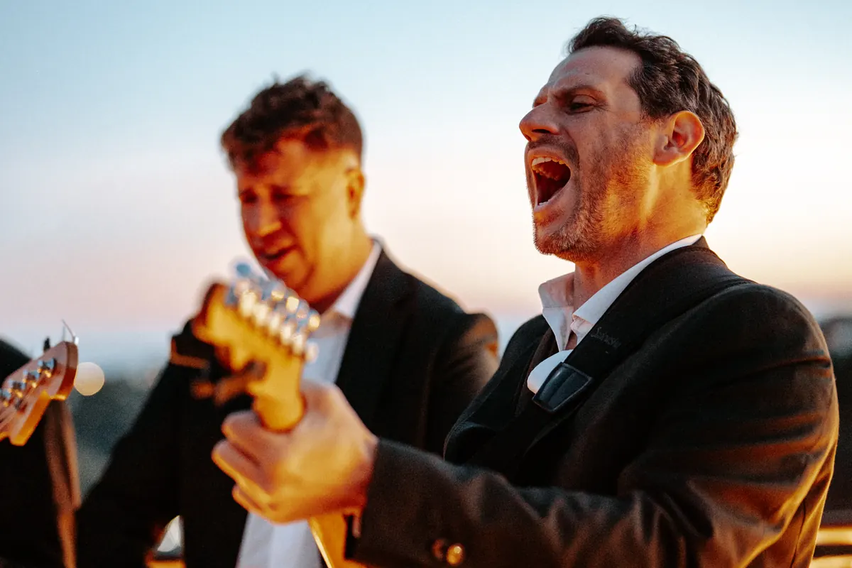 Two voices at sunset